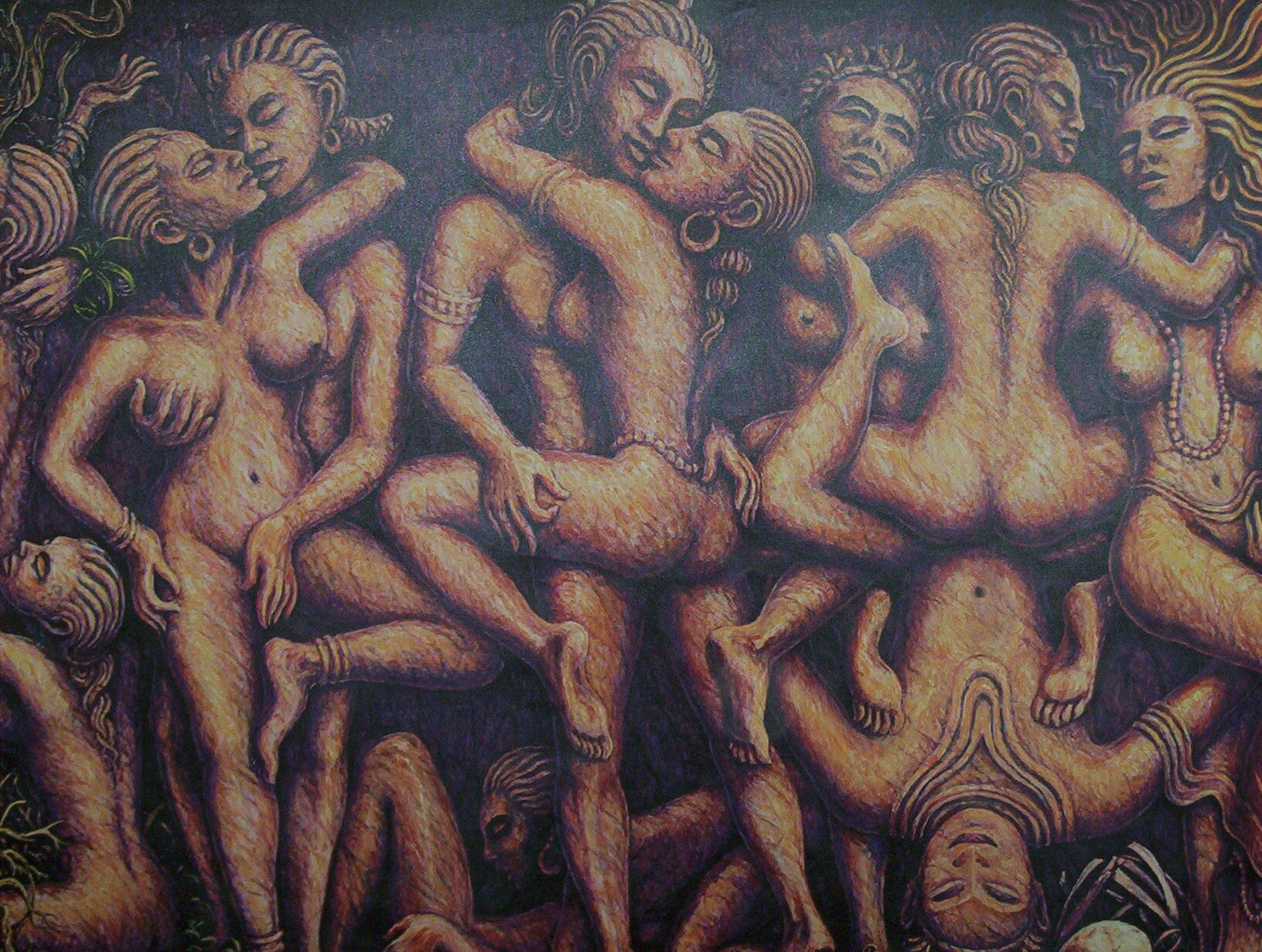 Group Sex Painting
